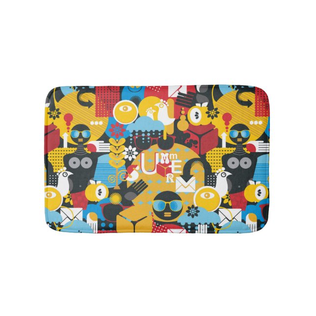 Summer time bath mat (Front)