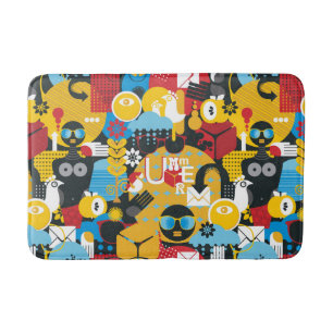 Summer time bath mat