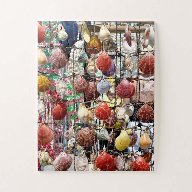 Summer time beach sea shells Cyprus souvenir Jigsaw Puzzle (Vertical)