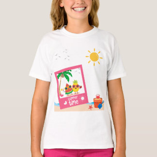 Summer Time Beach Snap Photo T-Shirt