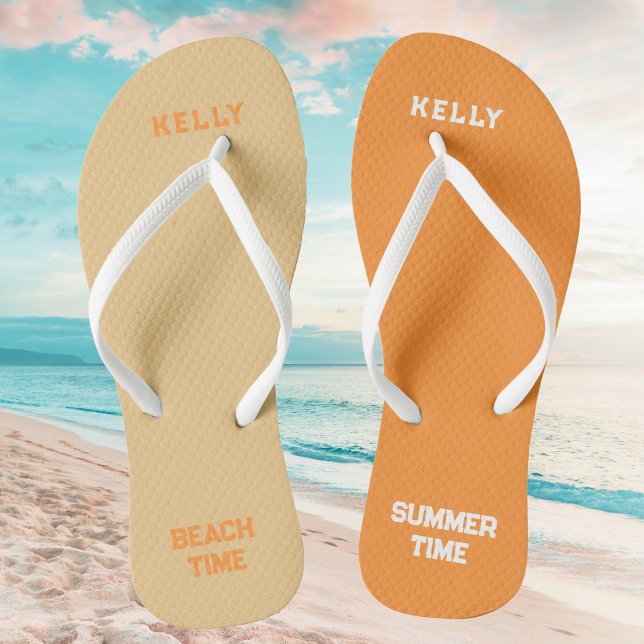 Summer Time Beach Time Named Jandals (Creator Uploaded)