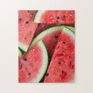 Summer Time Cold Watermelon Slices Jigsaw Puzzle