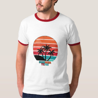 SUMMER TIME Colourful  T-Shirt