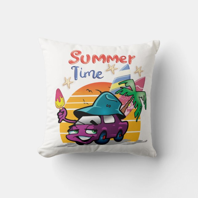 Summer Time Cushion (Front)