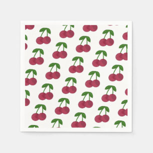 Summer Time Dark Cherries Napkin