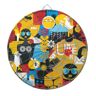 Summer time dartboard