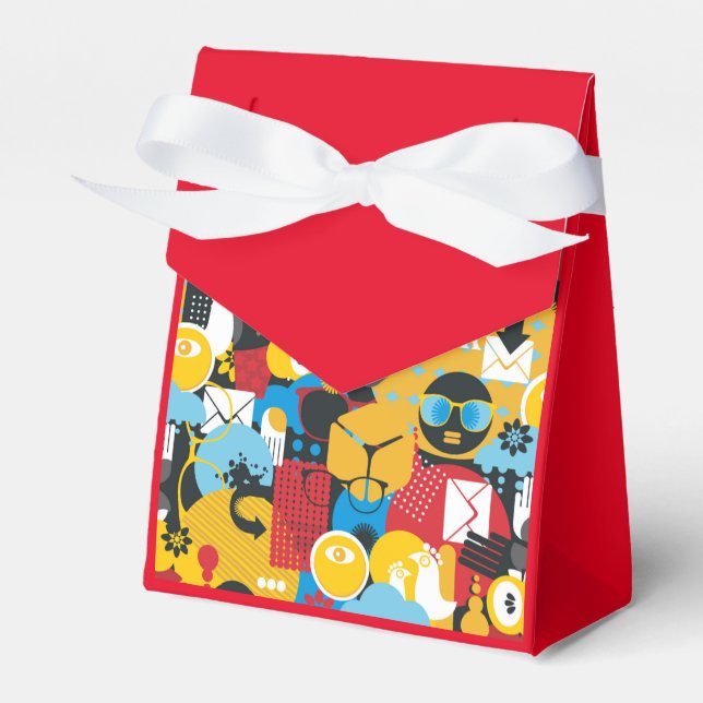 Summer time favour box (Front Side)