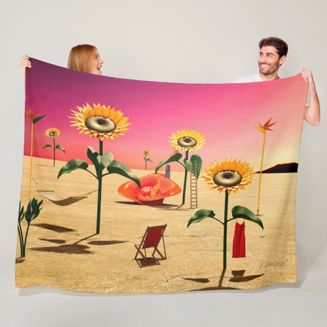 Summer Time Fleece Blanket (In Situ)