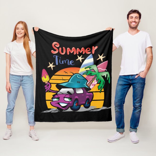 Summer Time Fleece Blanket (In Situ)