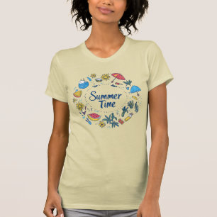 Summer Time Fun Graphic T-Shirt – Cute Sunshine