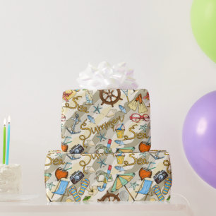 Summer Time Fun Wrapping Paper