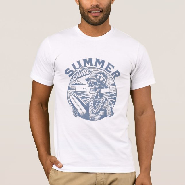 Summer time ghost t-shirt  (Front)