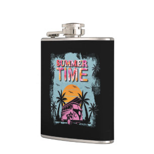 Summer Time Hip Flask