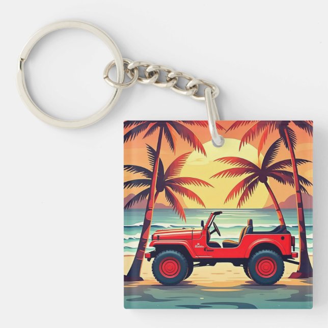 " SUMMER TIME " KEY RING (Front)