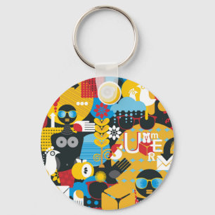 Summer time key ring