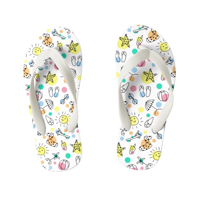 Summer Time Kid's Jandals (Footbed)