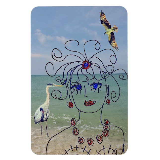 Summer time magnet (Vertical)