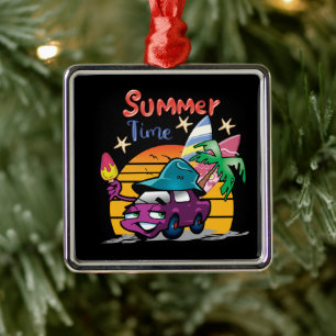Summer Time Metal Tree Decoration