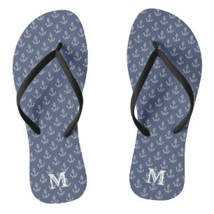 Summer Time Monogrammed Ocean Jandals