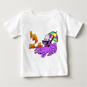 Summer Time Octopus Toddler Ruffle Tee