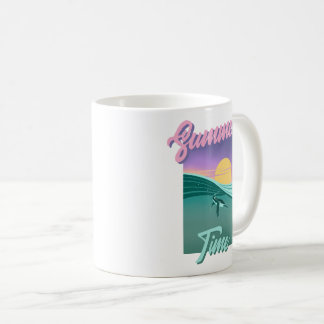 Summer Time Pattern Box Coffee Mug