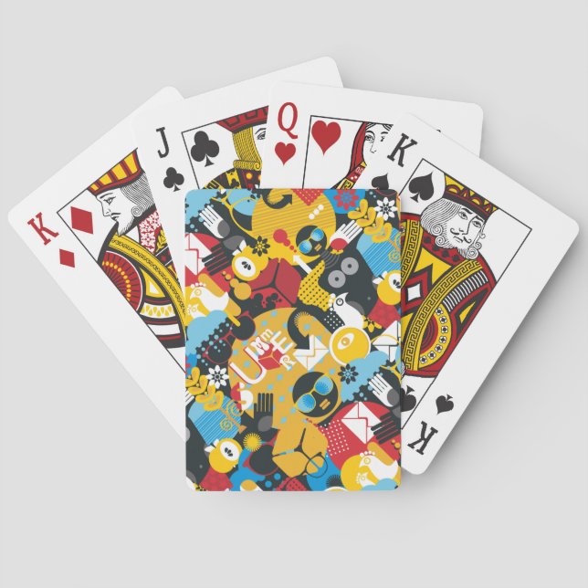 Summer time playing cards (Back)
