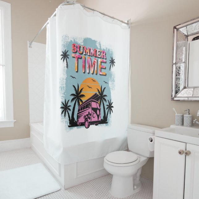 Summer Time Shower Curtain (In Situ)