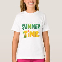 Summer Time - Summer Time with Palm Tree and Sun