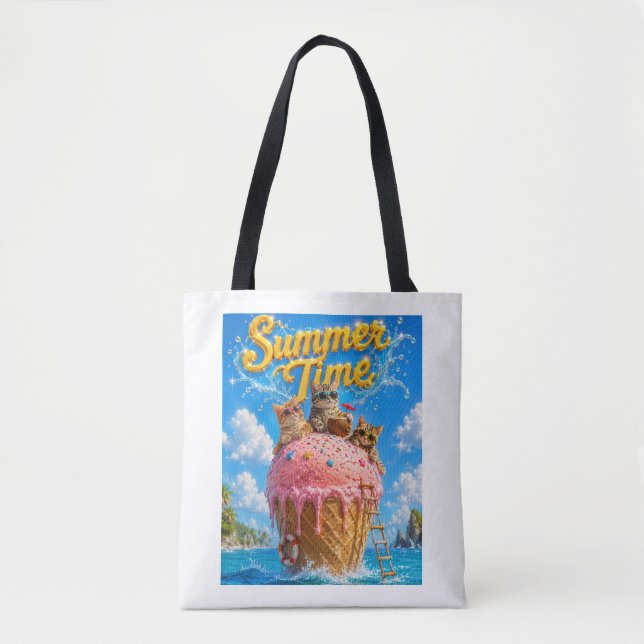 Summer time tote bag (Front)