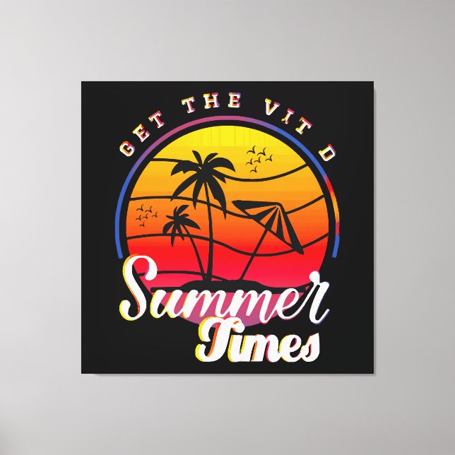 Summer Times Canvas Print (Front)