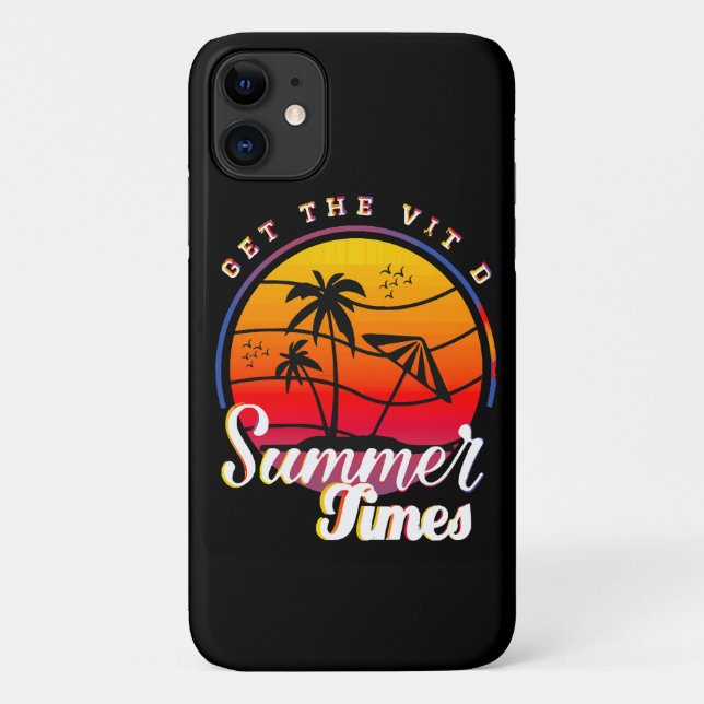 Summer Times Case-Mate iPhone Case (Back)