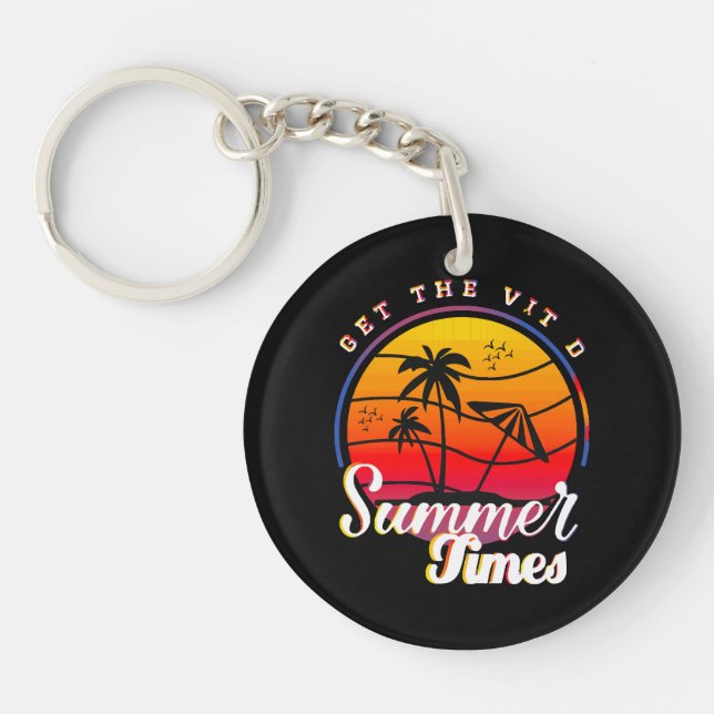 Summer Times Key Ring (Front)