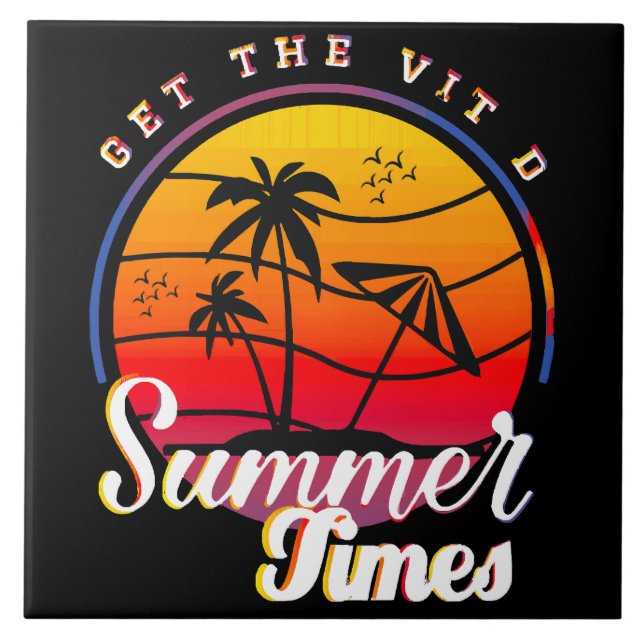 Summer Times Tile (Front)