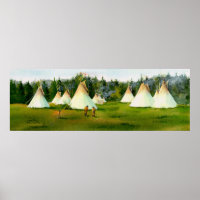 SUMMER TIPI CAMP by SHARON SHARPE