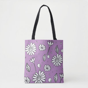 Summer Tote In Lavendar Bag