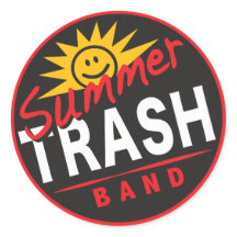 Summer Trash Band Round Sticker