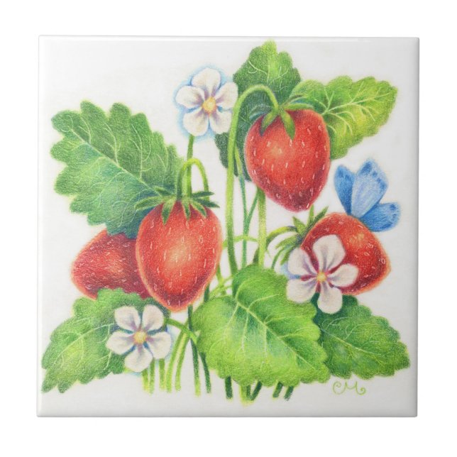 Summer Treat - Strawberry Tile (Front)