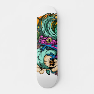 Summer Tree Frog Skateboard