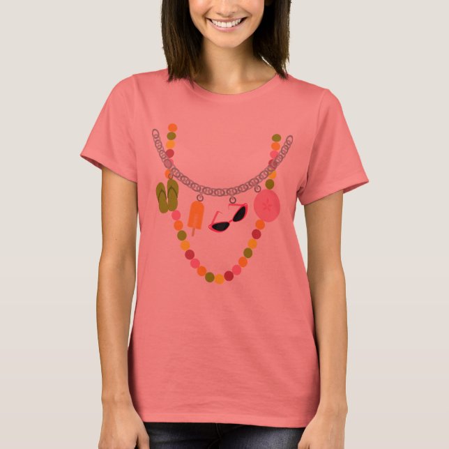 Summer Trompe L'Oeil Necklace Shirt (Front)