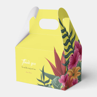 Summer Tropical Birthday Favour Box