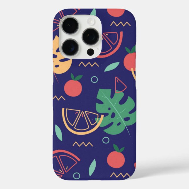 Summer tropical graphic colourful pattern Case-Mate iPhone case (Back)