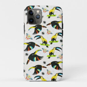 Summer Tropical Jungle Parrot Butterfly Case-Mate iPhone Case