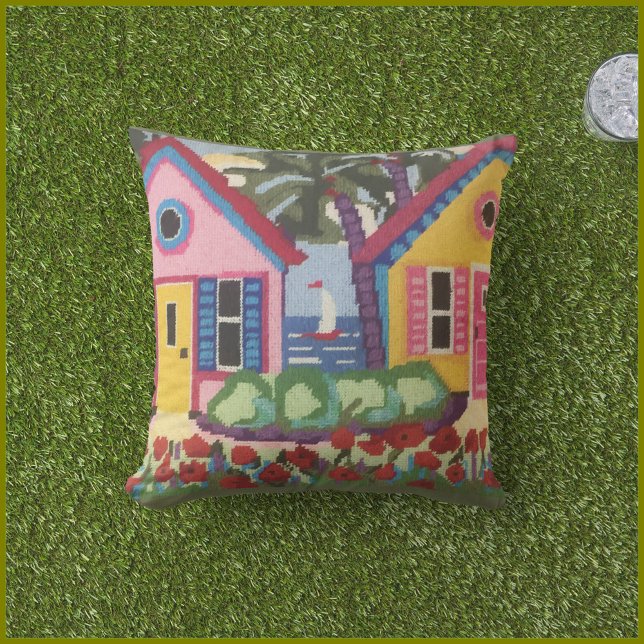 SUMMER TROPICAL SETTING SAILBOAT WATER CUSHION (Creator Uploaded)