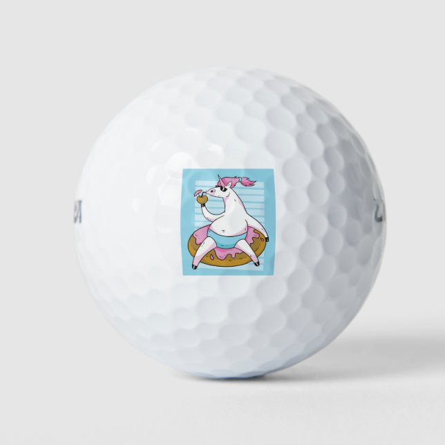 Summer Unicorn Golf Balls (Front)