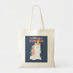 Summer Unicorn Tote Bag