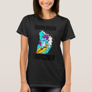 Summer Unicorn Women Love Animal T-Shirt