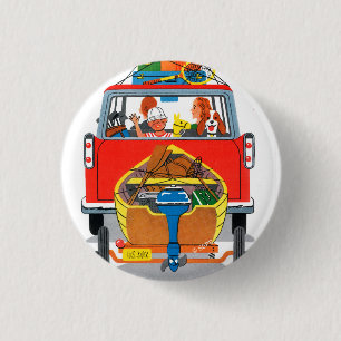 Summer Vacation 3 Cm Round Badge