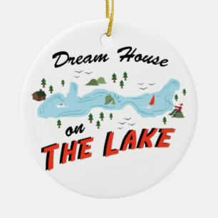 Summer Vacation Ceramic Tree Decoration