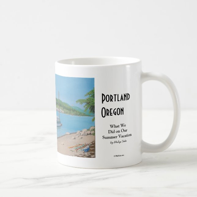 Summer Vacation Coffee Mug (Right)