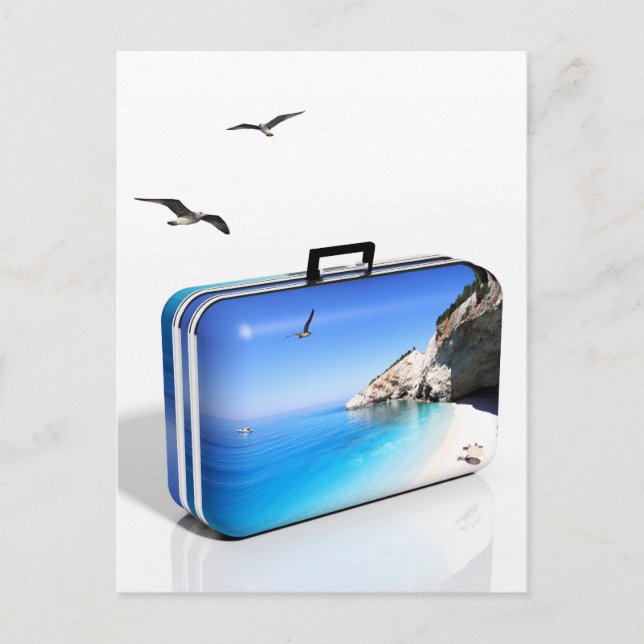 Summer vacation concept postcard (Front)